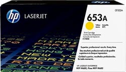 Tlačová kazeta HP 653A, žltá, CF322A