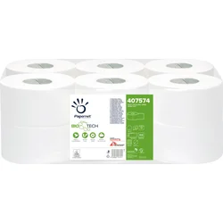 Toaletný papier PAPERNET BT Mini Jumbo, 2-vrstvový, kartón = 12 roliek x 140 m