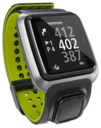 TomTom GPS hodinky Golfer šedo-zelené