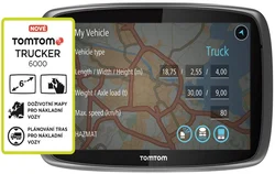 TomTom TRUCKER 6000, LIFETIME mapy