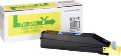 Toner Kyocera TK-865Y/ TASKalfa 250ci/ 12 000 strán/ žltý