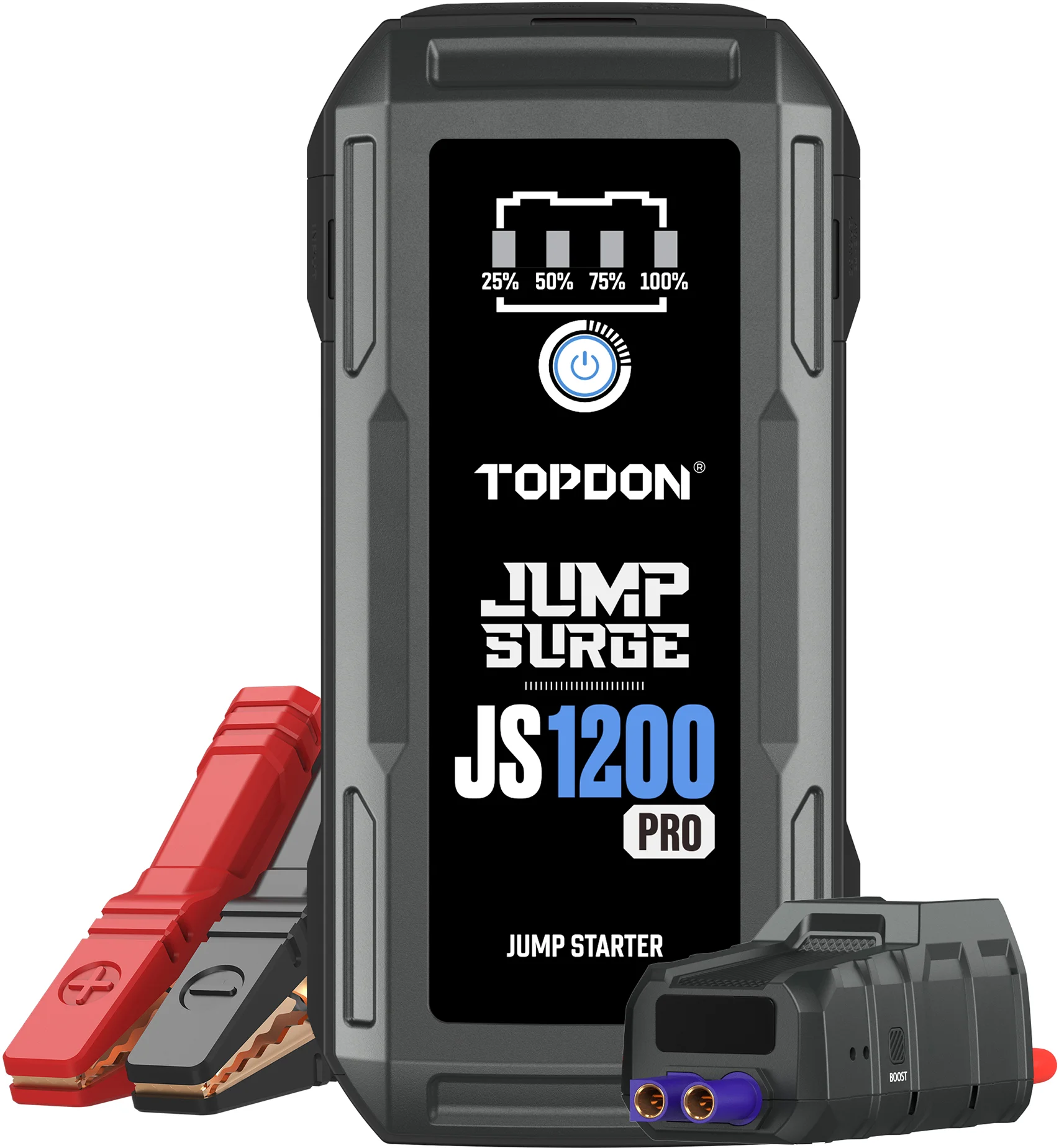 TOPDON Car Jump Starter JumpSurge 1200 PRO, 10000 mAh