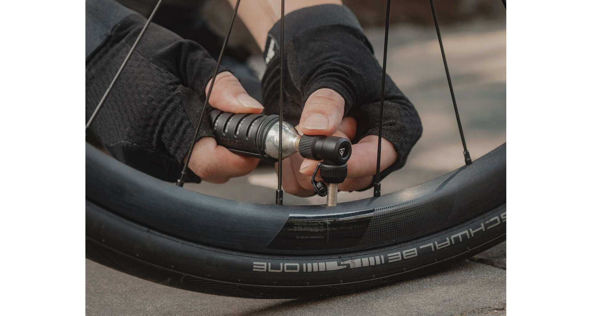 TOPEAK pumpa NANO AIRBOOSTER L + 16g CO2 náplň