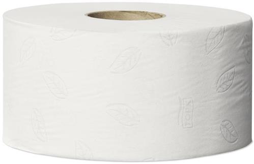 TORK Toaletní papír "Advanced mini jumbo", bílý, systém T2, 2vrstvý, průměr 19 cm