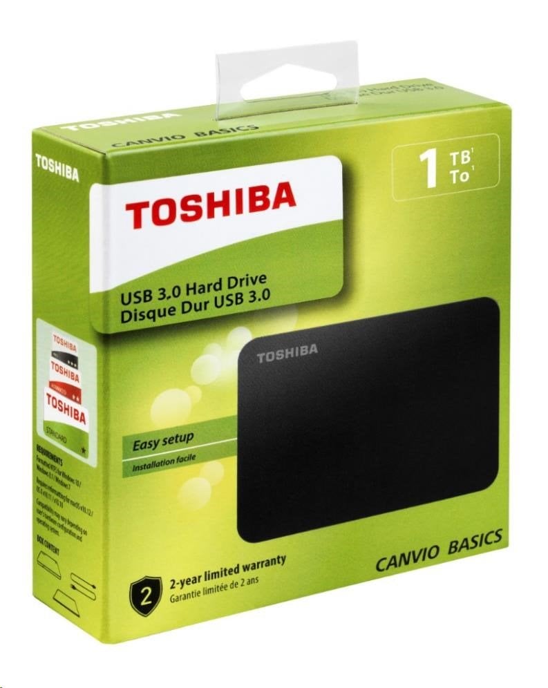 Внешний hdd toshiba canvio basics отличие от ready