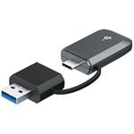 TP-link Archer TBE400U BE6500 Trojpásmový bezdrôtový USB adaptér Wi-Fi 7 Mini
