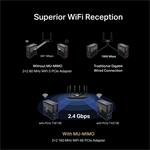 TP-Link Archer TXE73E Triband WiFi6E BT PCIe adaptér
