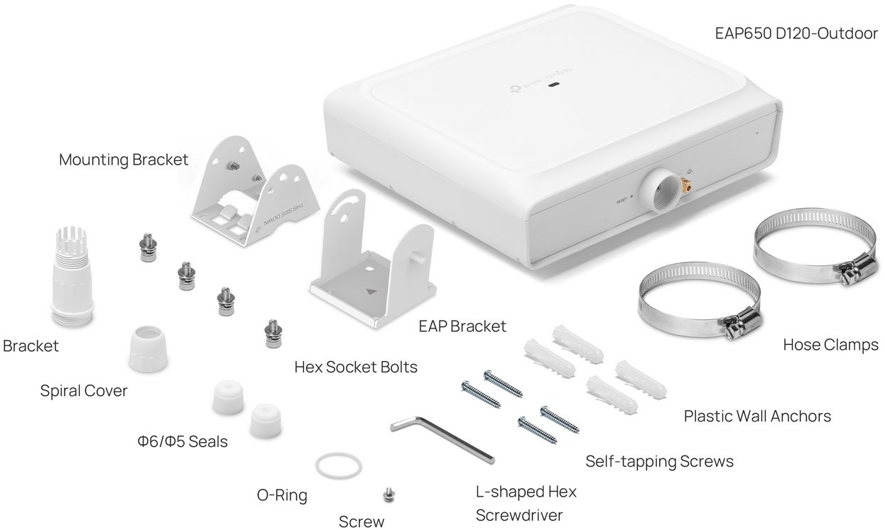 TP-Link EAP650 D120-Outdoor Omada AP