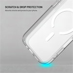 TPU gélové puzdro FIXED MagStory AntiUV s podporou MagSafe pre Apple iPhone 18 Pro Max/17 Pro Max, číre