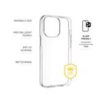 TPU gélové puzdro FIXED Slim AntiUV pre Apple iPhone 14 Pro, číre