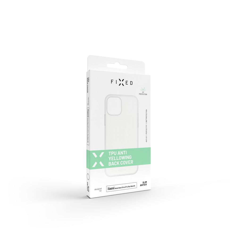 TPU gélové puzdro FIXED Slim AntiUV pre Apple iPhone 15 Pro, číre