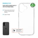 TPU gélový kryt FIXED ReStory AntiUV pre Apple iPhone 16, číry