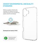 TPU gélový kryt FIXED ReStory AntiUV pre Apple iPhone 16 Plus, číry