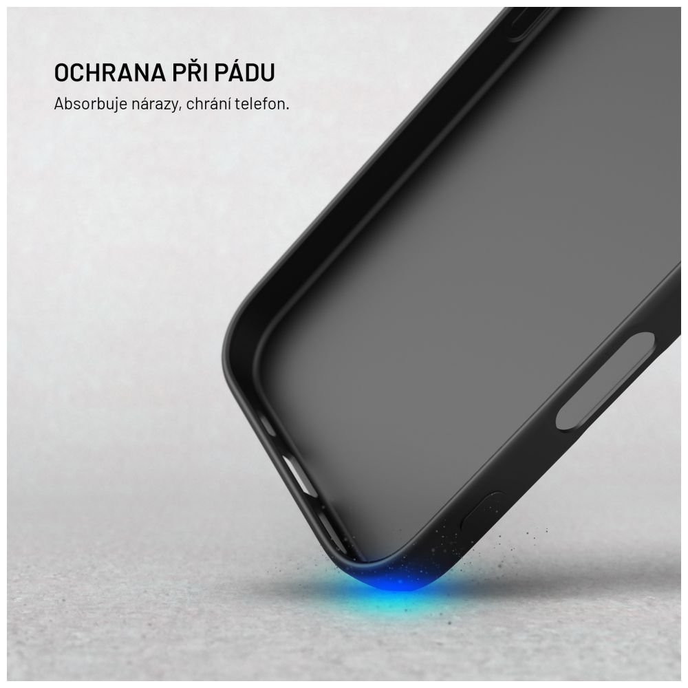 TPU gelový kryt FIXED ReStory pro Apple iPhone Air, černý