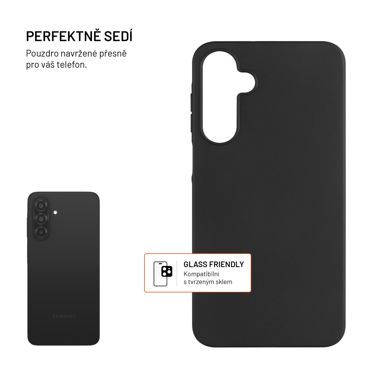 TPU gelový kryt FIXED ReStory pro Samsung Galaxy A26 5G, černý