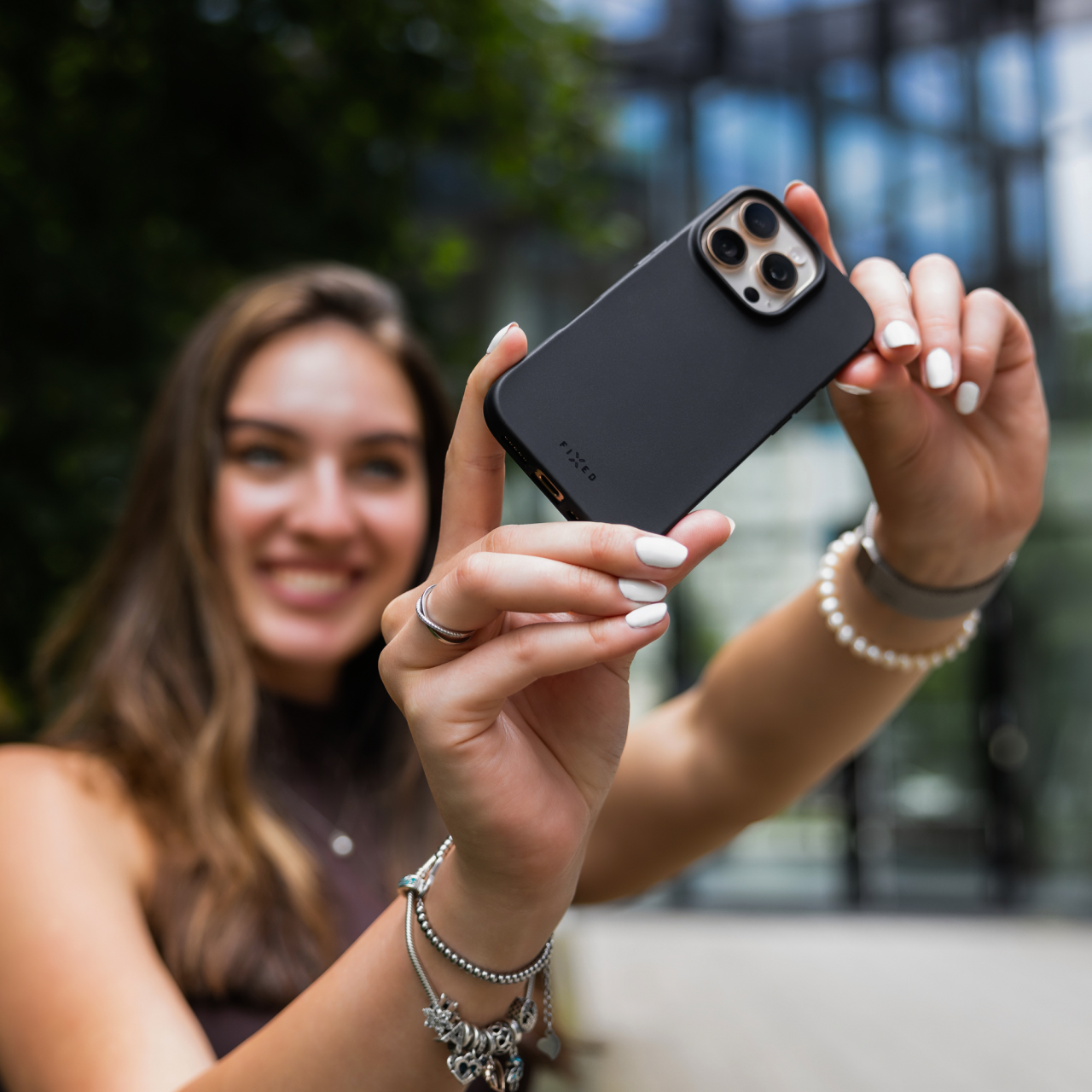 TPU gelový kryt FIXED ReStory pro Samsung Galaxy A26 5G, černý