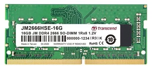 Transcend JetRam, 16 GB DDR4 2666 SO-DIMM