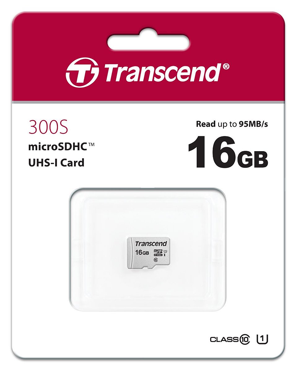 Transcend microSDHC 300S 16GB UHS-I
