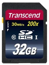 Transcend SDHC Premium 32GB Class10 200x TS32GSDHC10