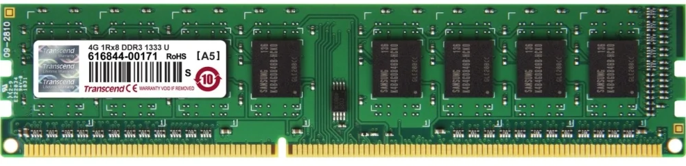 Transcend Standard 4GB DDR3 1333MHz (TS512MLK64V3H)