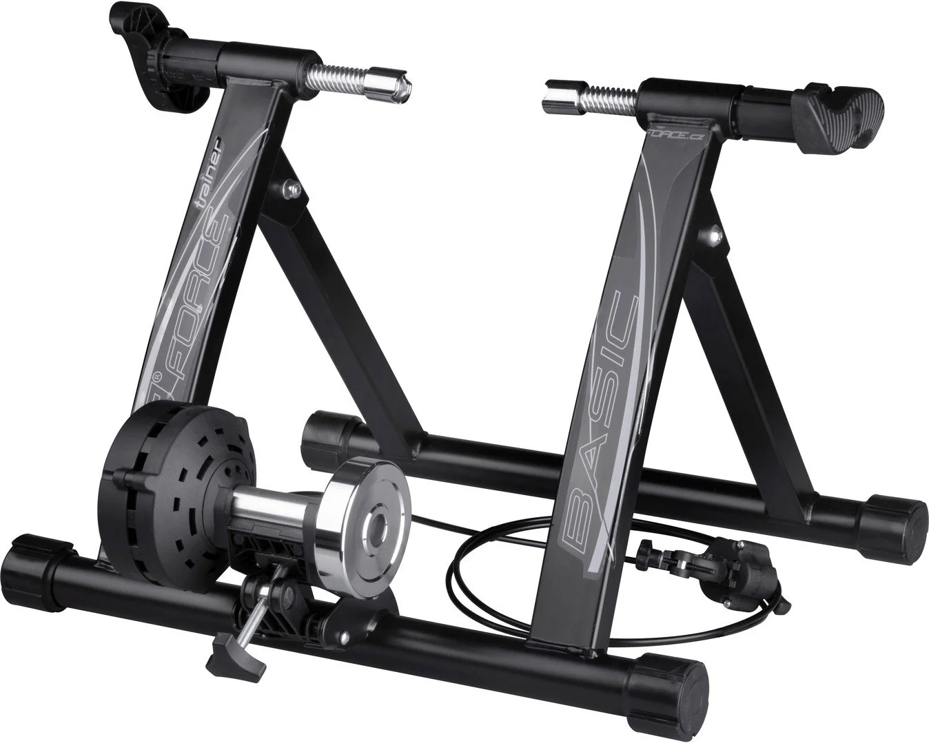 Trenažér FORCE BASIC MAGNETIC 400watt Fe, čierny