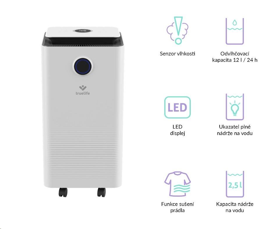 TrueLife AIR Dehumidifier DH5 Touch