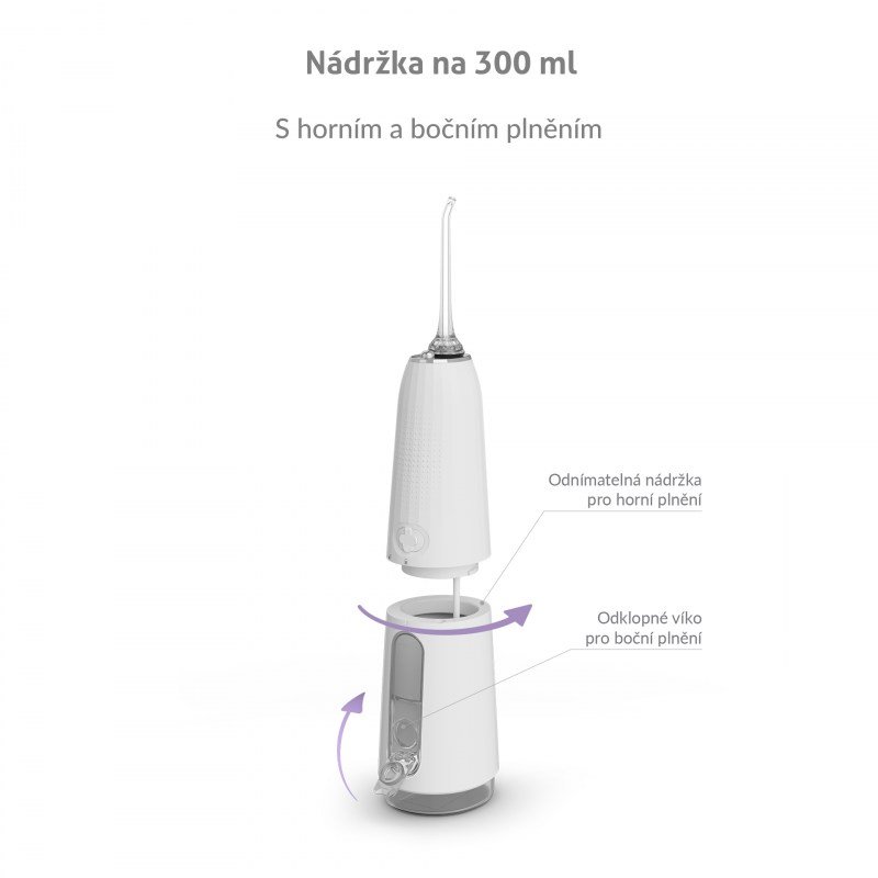 TrueLife AquaFloss Compact C200 - ústní sprcha s 5 režimy