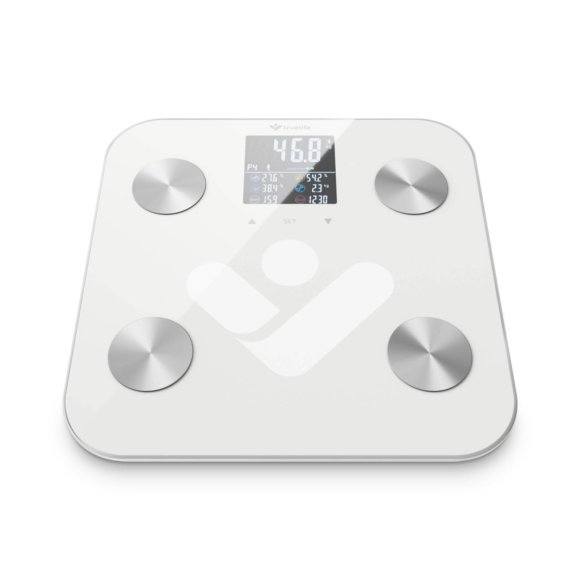TrueLife FitScale W6 BT, biela