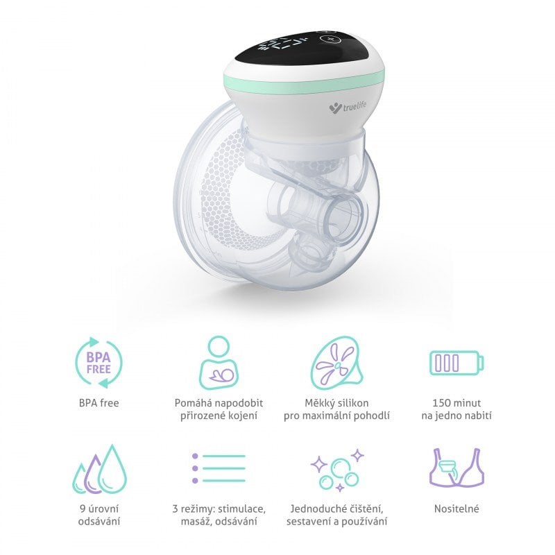 TrueLife Nutrio BP W5 – elektrická odsávačka