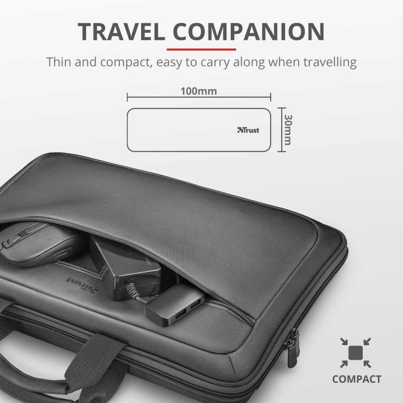 Trust Halyx Aluminium USB-C - 4-Port USB-A 3.2 Hub 23328