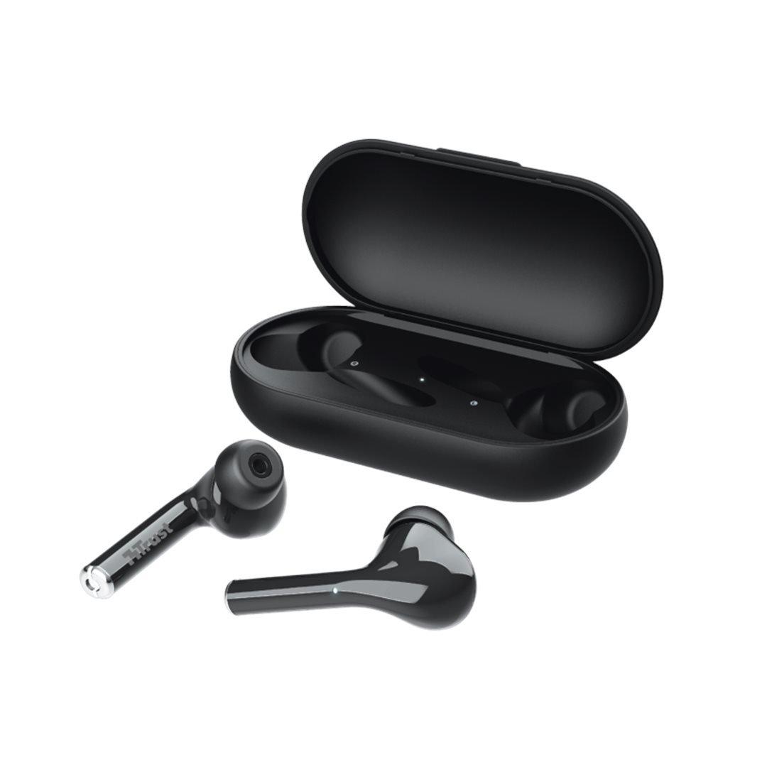 Trust Nika Touch Bluetooth Wireless Earphones, černá
