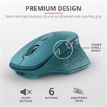 Trust Ozaa Rechargeable Wireless Mouse, modrá 24034
