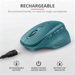 Trust Ozaa Rechargeable Wireless Mouse, modrá