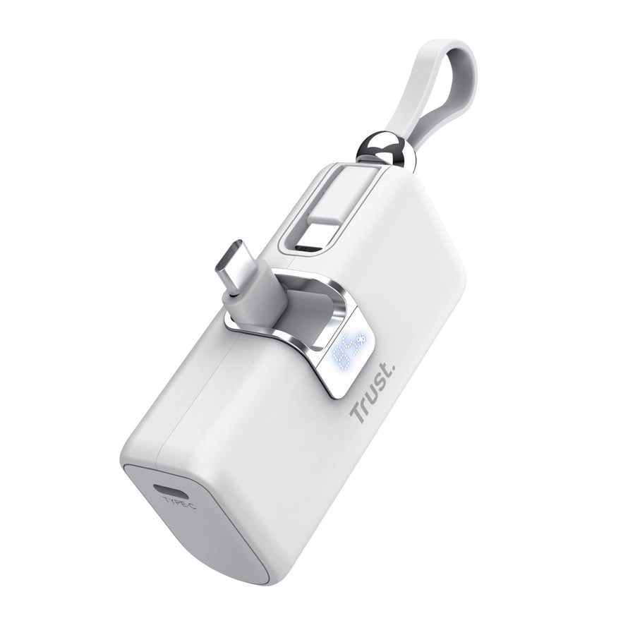 Trust Pacto (5000 mAh) biela