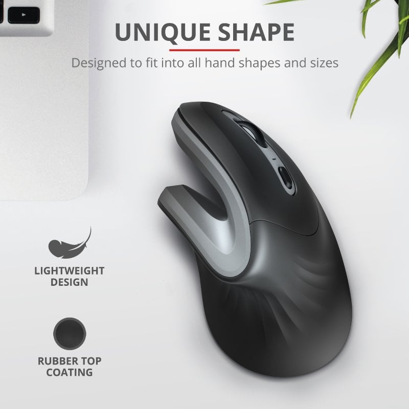 Trust Verro Ergonomic Wireless Mouse 23507