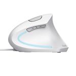 Trust Verto Ergonomická myš biela
