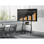 TV stojan Trolley 100", pojízdný, 1000x600