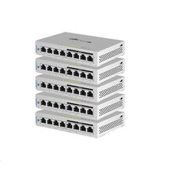UBIQUITI UniFi Switch, 8-Port, 4x PoE Out, 60W,5pack