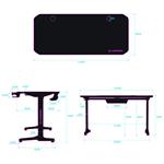 ULTRADESK Frag V3 modrý