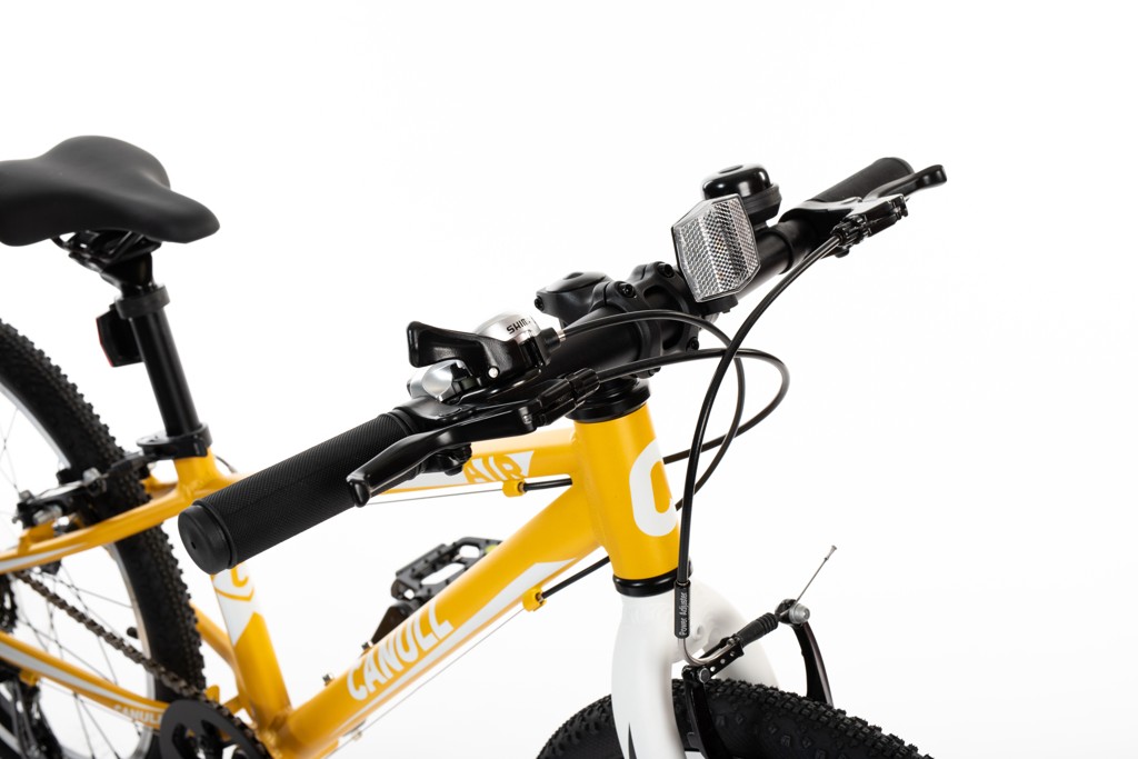 ultralehké dětské kolo CANULL AIR 20" žlutá