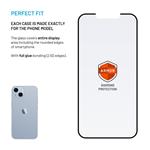 Ultraodolné tvrdené sklo FIXED Armor s aplikátorom proti prachu a vrstvou AR pre Apple iPhone 13/13Pro/14/16e, čierne