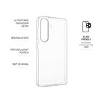 Ultratenké gélové puzdro TPU FIXED Skin pre Samsung Galaxy S24, 0,6 mm, číre