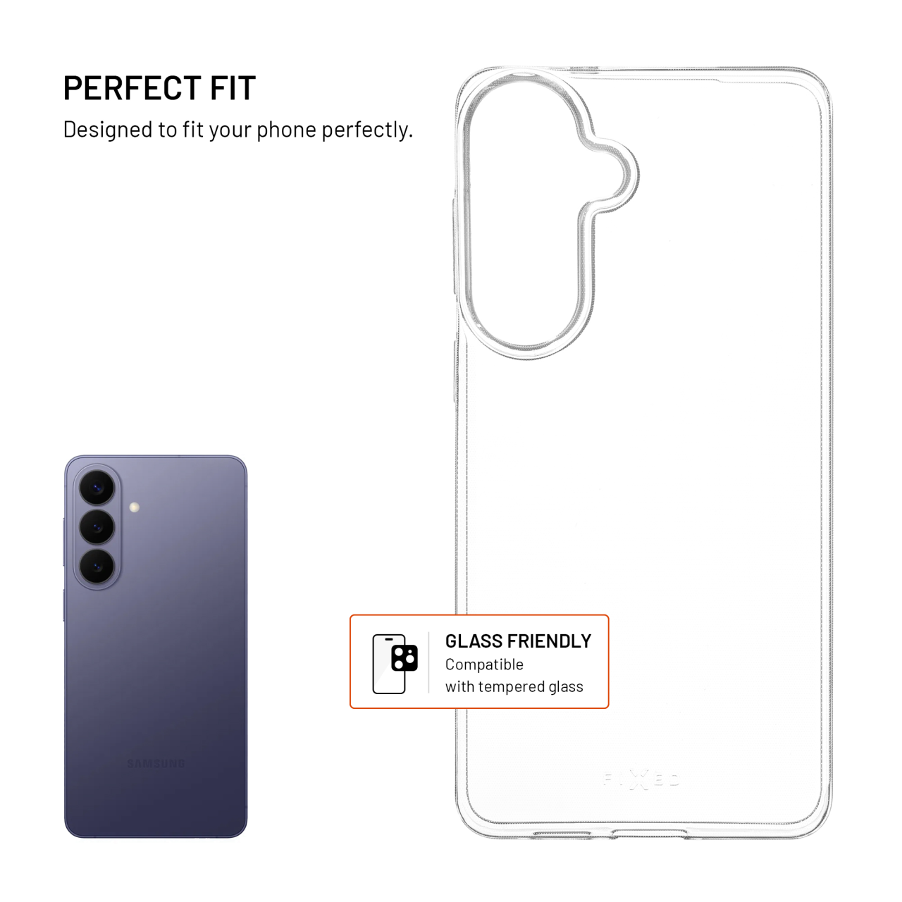 Ultratenký TPU kryt FIXED Story Slim pro Samsung Galaxy S26+, čirý