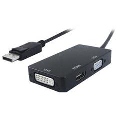 UNIBOS UNPVDH-100 DisplayPort (M) na VGA, DVI, HDMI (F) - Kabely + redukce
