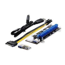 UNIBOS UNRI-106 Riser karta PCIe x1 to PCIe x16 + 6-pin power cable