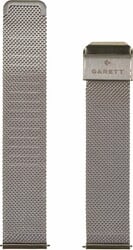 Univerzálny remienok Garett 18 mm, strieborný kov, typ Mesh