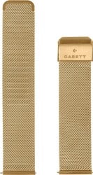 Univerzálny remienok Garett 18 mm, zlatý kov, typ Mesh gold