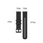 Univerzálny silikónový popruh RhinoTech Quick Release 18 mm, sivý