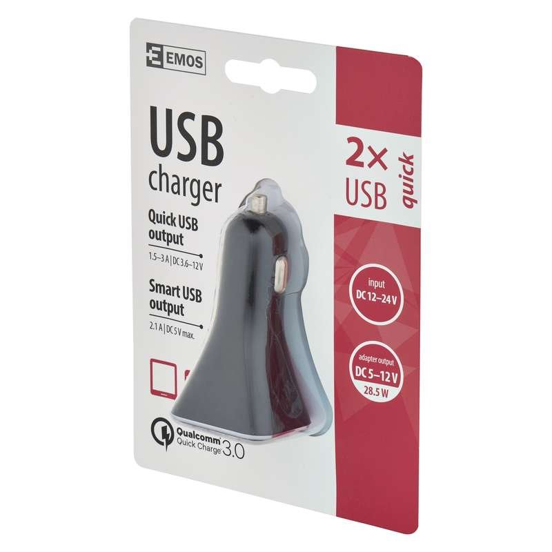 Univerzálny USB adaptér do auta 3A (28,5W) max. 1704021300