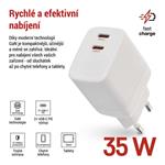 Univerzálny USB adaptér GaN na PD 35 W max.